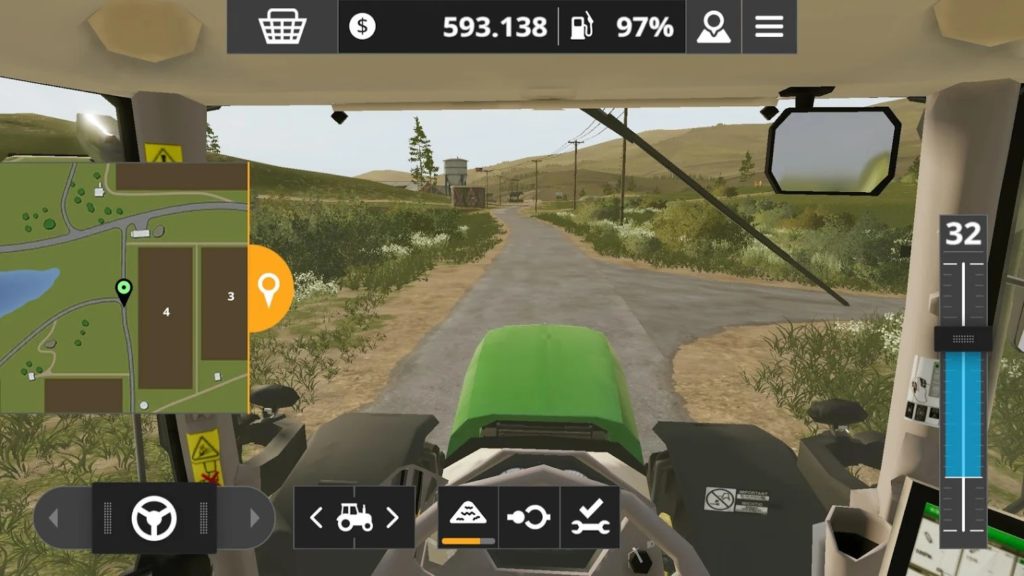 Farming Simulator 20 driving 1024x576