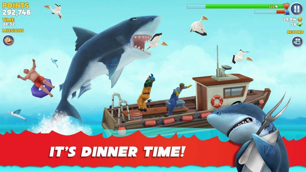 Hungry Shark Evolution gameplay 1024x576