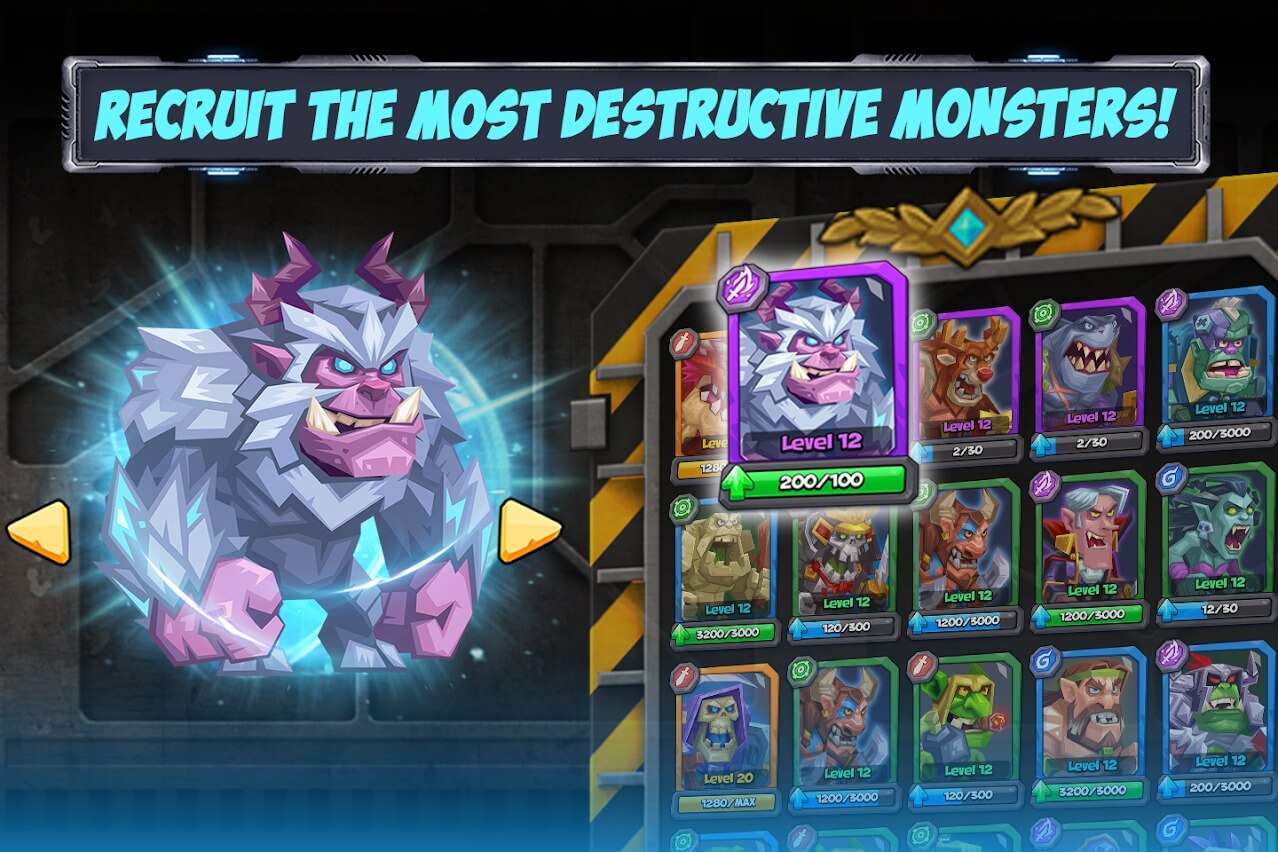 Tactical Monsters Rumble Arena MOD của APKMODY