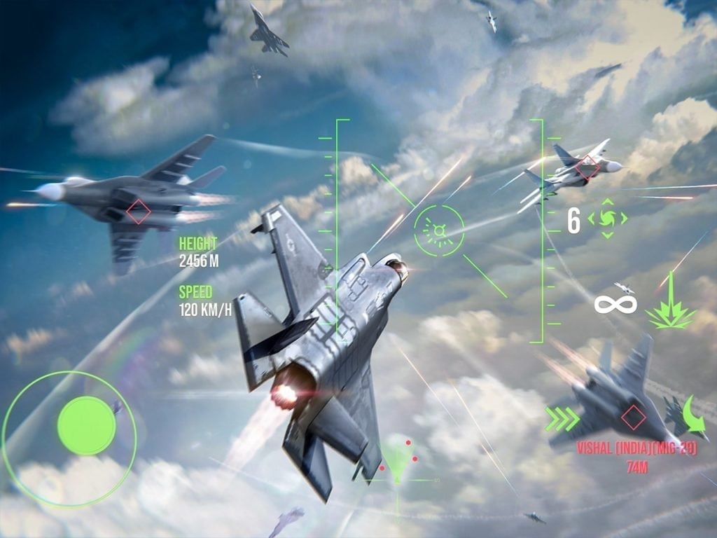 Trò chơi máy bay chiến đấu hiện đại 1024x768